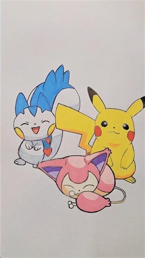 Pachirisu 💙 #drawing #pokemon #pachirisu #art #viral