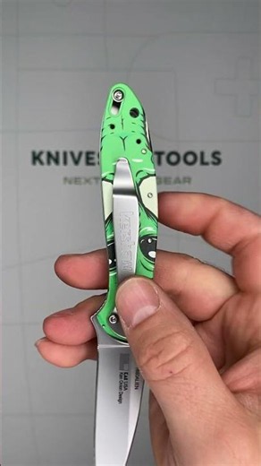 Kershaw Leek 1660ALIEN, Bead Blasted 14C28N, Alien CCI Aluminum pocket knife