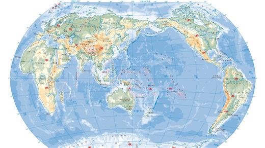 【高清地图】高清世界地图