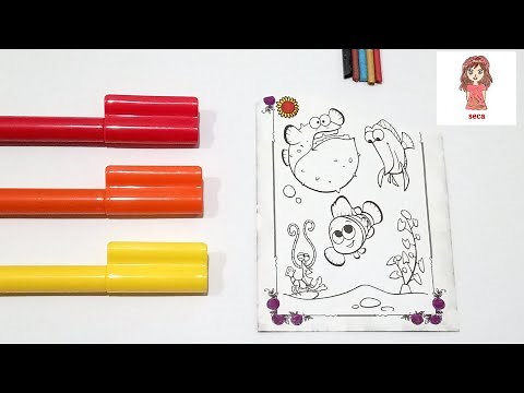 Coloring Finding Nemo | Mewarnai Nemo | Seca