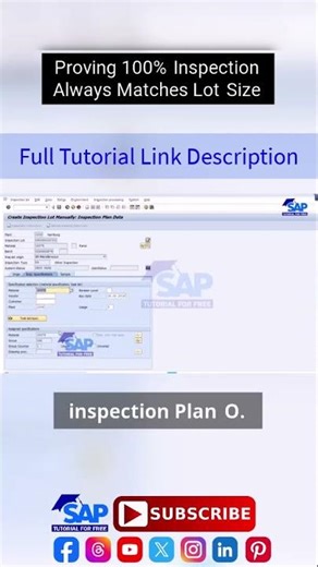 Proving 100% Inspection Always Matches Lot Size | SAP QM Master Data | SAP QM Sampling Procedure