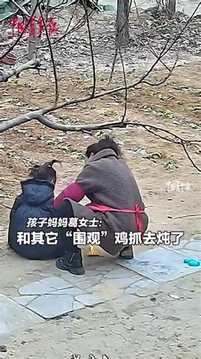 A kid got chased by a rooster and started crying — grandma solved the problem the ultimate way.