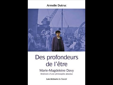 ARMELLE DUTRUC : MARIE-MAGDELEINE DAVY