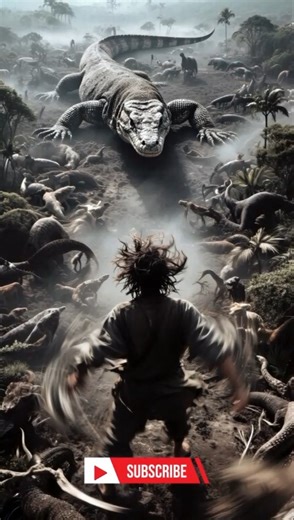 Unique fact about the Komodo dragon 🐉