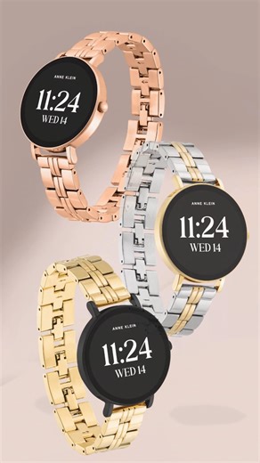 From your wrist to your routine—this is what smart style looks like. The new Anne Klein digital watches have arrived on anneklein.com. #AnneKleinSmartStyle | Anne Klein