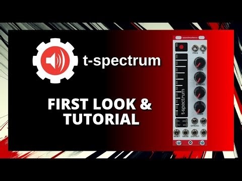 t-spectrum - First look and tutorial