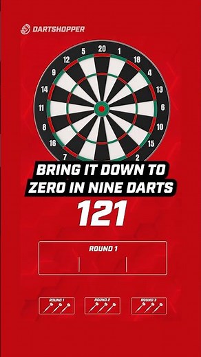 How To Play Darts: 121 - The Ultimate Dart Training Game - A SHORT