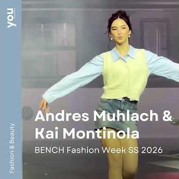 Andres Muhlach and Kai Montinola during BENCH Fashion Week SS 2026