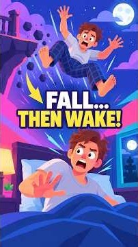 Why Does Your Brain Think You Are Falling? 🧠💤 #sleep #science #shorts