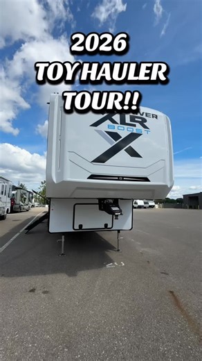 14 reactions | Come take a tour of this incredible 2026 Toy Hauler at Terrytown RV! This stunning 5th wheel boasts a 13’ 6” garage, sleeping for 6, and versatility for whatever your camping needs might be! Call now at 616-625-8068 to take this beautiful unit home! #rv #camper #camping #travel #toyhauler | TerryTown RV Superstore | Facebook
