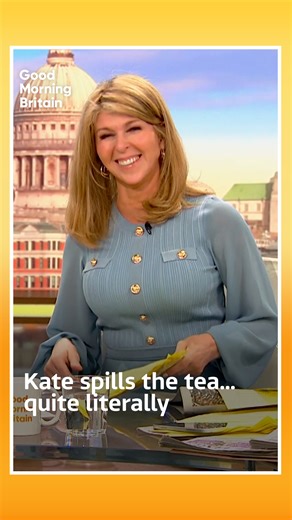Kate spills the tea... quite literally! | Good Morning Britain