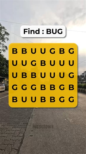 Can you find : BUG 🐛 #BrainTeaser #Search #PuzzleChallenge | PuzzleSpark