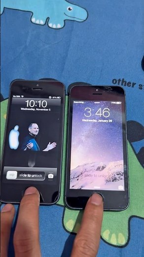 Side by side: iPhone 5 iOS 6 vs iOS 8 – Which one do you choose? #ios6 #ios26