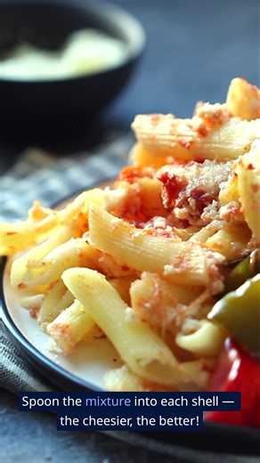 Creamy, cheesy, and baked to golden perfection — these Ricotta Stuffed Shells are the ultimate comfort dish! Filled with rich ricotta, spinach, and Italian herbs, then topped with marinara and gooey mozzarella. Perfect for family dinners or cozy nights in. #StuffedShells #PastaLovers #CheesyGoodness #DinnerInspo #ItalianFood stuffedshells, ricottastuffedshells, bakedpasta, italianrecipe, cheesyrecipes, pasta | Savor Bites