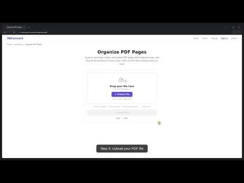 Convert PDF Files to PDF Format Free Online | MiConvert.com