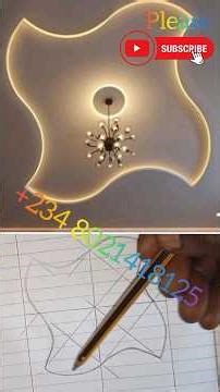 How to make soft-curve ceiling design #gypsumboarddesign #gypsumwalls ‪@kinggypsumdesigplus‬