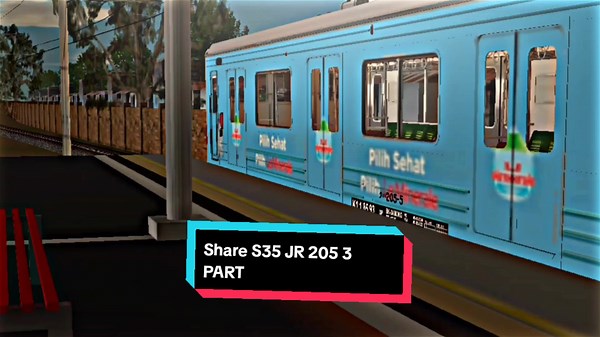 Tren S35 JR 205: Gameplay de Train Simulator