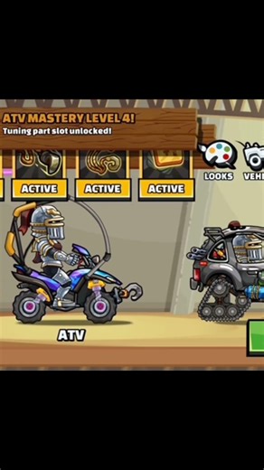 ATV mastery unlock 4th lvl #atv #mastery #hillclimbracing2