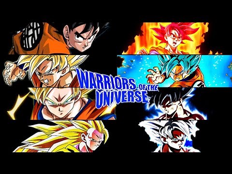 How to make Goku all forms in Warriors of the Universe