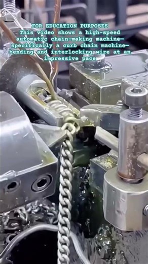 Automatic Curb Chain Machine #shorts #Precision #Machinery #Metal #Workshop #Automation #Jewellery
