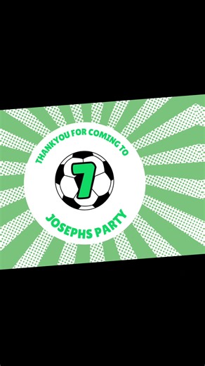 Colourful Football Party Stickers for Celebrations