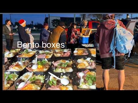 Making 100 Lunch Boxes , Bento box for the Homeless people!