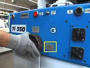 OMGA TI 350 Semi-Automatic Notching Machine