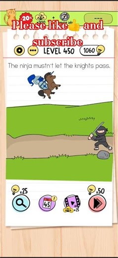 Brain test level 450