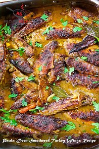 Paula Deen Smothered Turkey Wings Recipe | Recipe Self