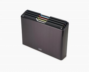 Folio™ Steel 4-piece Chopping Board Set Black | Joseph Joseph UK