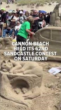 Cannon Beach 62nd sandcastle contest