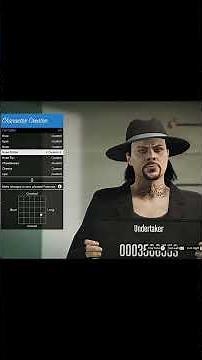 How to make The Undertaker in Grand Theft Auto V Online | Character Creation #undertaker #gta #wwe
