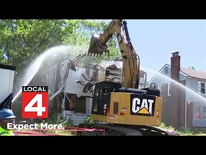 Detroit reaches 8,000 demolitions milestone in fight against blight