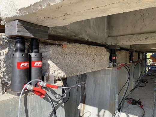 Bridge jacking and bridge bearing replacement