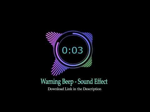 Warning Beep Sound Effect