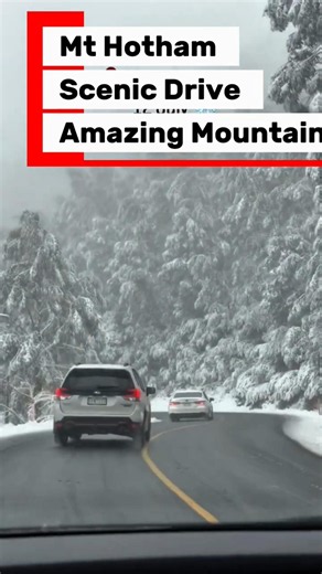 Most Beautiful Snow Mountain Mt Hotham Australia Travel #shorts #snow #viral #trip #yt #ice #telugu