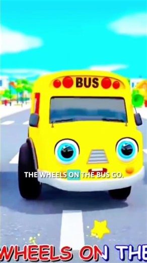 👉 Wheels on the Bus Go Round and Round 🚌 | Kids Songs & Nursery Rhymes for Babies#shorts#todlerls
