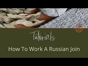 The Easiest Way to Join Slippery Yarns | How To Do A Russian Join