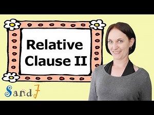 Relative Clause Part 2 - Embedded Clause - (English Grammar)