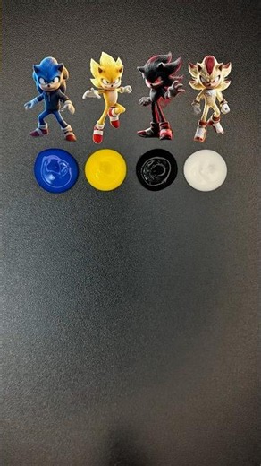 😱 Mixing Sonic Movie Paint Colors! Which Character Will Appear? 🎨⚡