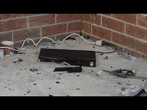 Smashing a Pioneer DVD Player