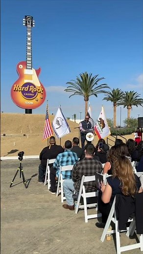 A First Look at the Guitar Unveiling for the Hard Rock Casino Tejon #california #kerncounty