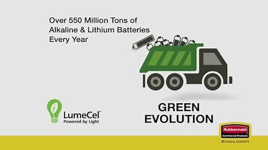 Rubbermaid Commercial Products 1955228 Microburst 3000 CST Dispenser with LumeCel Technology, Black