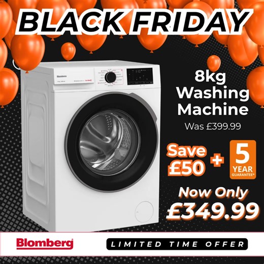 🖤 Black Friday Savings! If your washing machine is on its last legs, now’s the time to upgrade — with a fantastic offer on our Blomberg LWA18461W 8kg Washing Machine. Customers love it for: ✔ Fast 28-minute wash ✔ Lower running costs thanks to SpinSave ✔ Quiet, durable inverter motor ✔ 5 year parts and labour warranty! This Black Friday price is while stock lasts — once the units are gone, the offer ends. 👉 See the offer here: https://www.colinmsmith.com/blomberg-lwa18461w-white-600057231.html