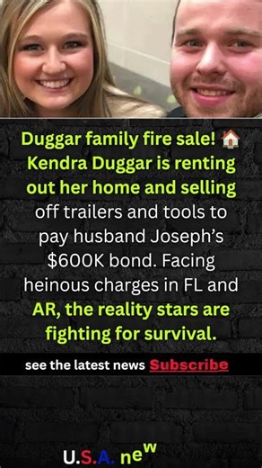 Duggar Home for Rent to Pay Bond? #shorts #USA #NEWS