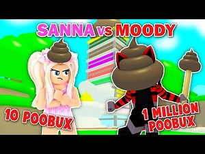 WHO Is the BIGGEST POO With MOODY In POO TYCOON! (Roblox)