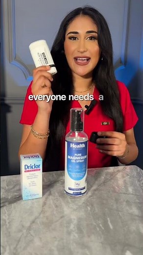 🚨 Bodycare products you’ll wish you found sooner… 💦 Driclor – Apply to completely dry underarms at