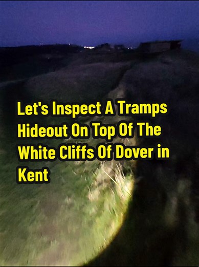 Exploring a Tramp's Hideout on the White Cliffs of Dover