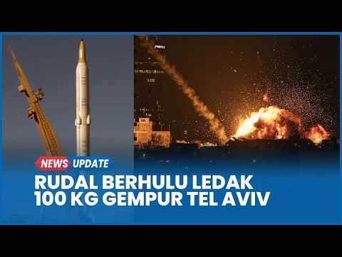 Four Iranian missiles carrying 100 kg warheads struck Tel Aviv, destroying buildings, injuring six.