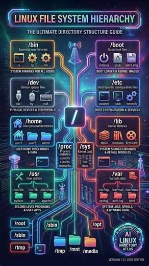 🚀 Linux File System #Shorts"